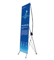 Chất liệu in banner, poster cho standee chữ X, giá cuốn banner, khung backdrop