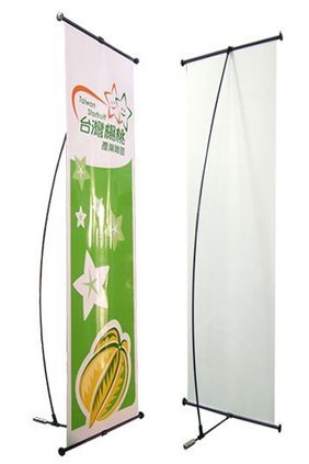 Standee chữ L loại thường kích thước 60*160 cm